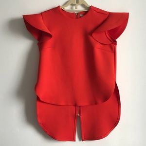 Perfect for Xmas! Silvia Tcherassi Red Florencia Blouse