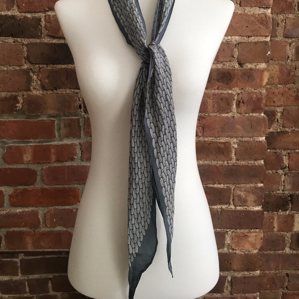 Vintage 100% Silk Sacha for Bacha Paisley Scarf