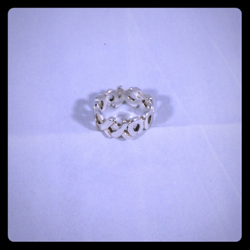 Sterling Silver XOXO Promise Ring