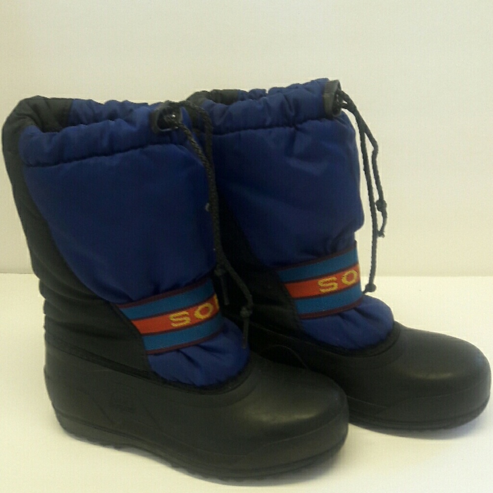 Kid's Sorel Insulated Snow Boots-Size 1