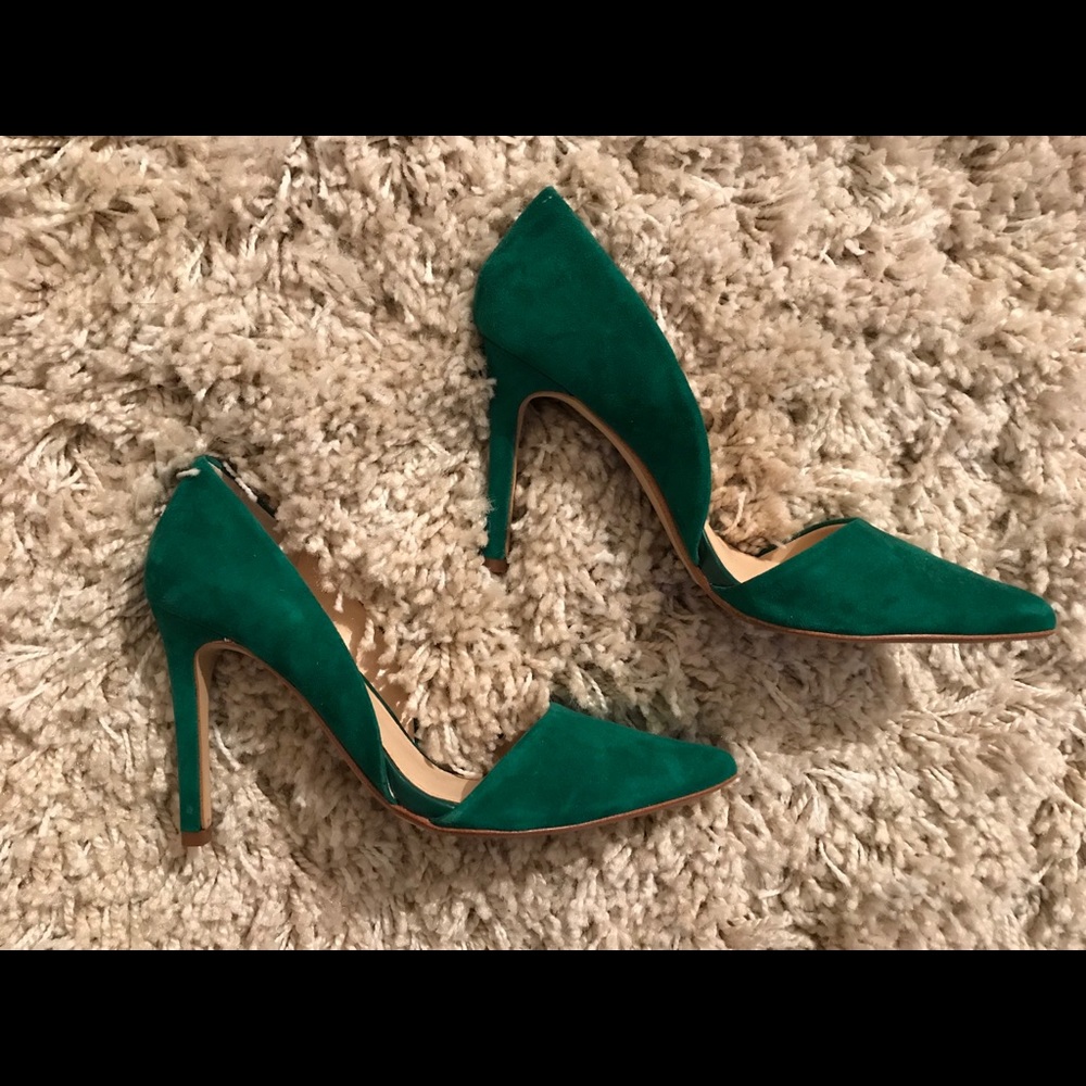 Banana Republic Adelia D'Orsay Pump-Emerald