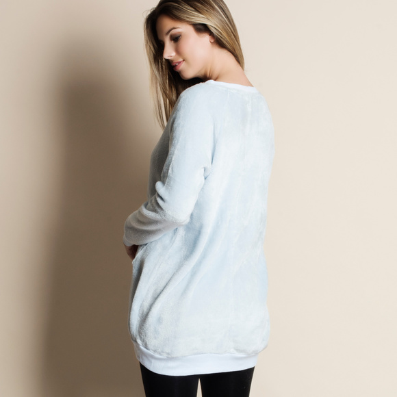 Super Soft Fuzzy Sweater - Picture 3 of 3