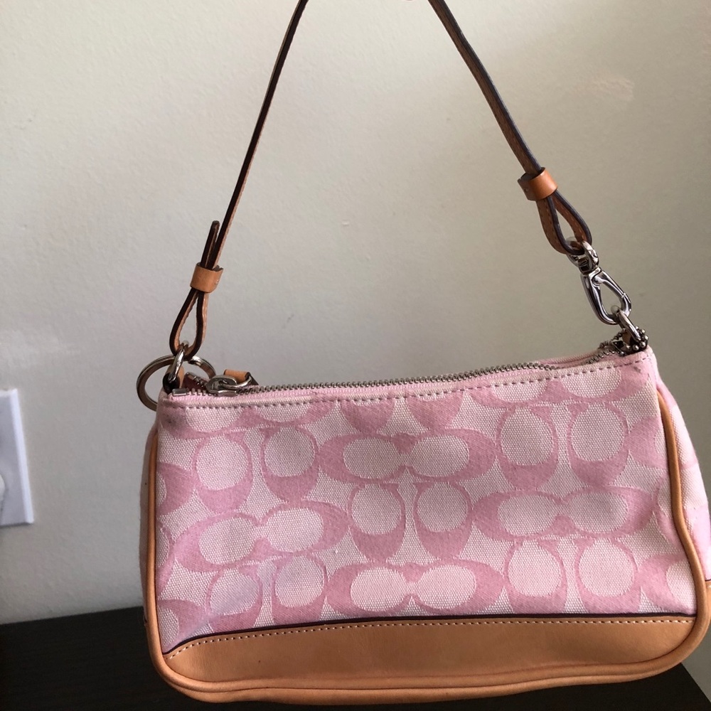 Small Coach Bag Pink No. M2J 6094
