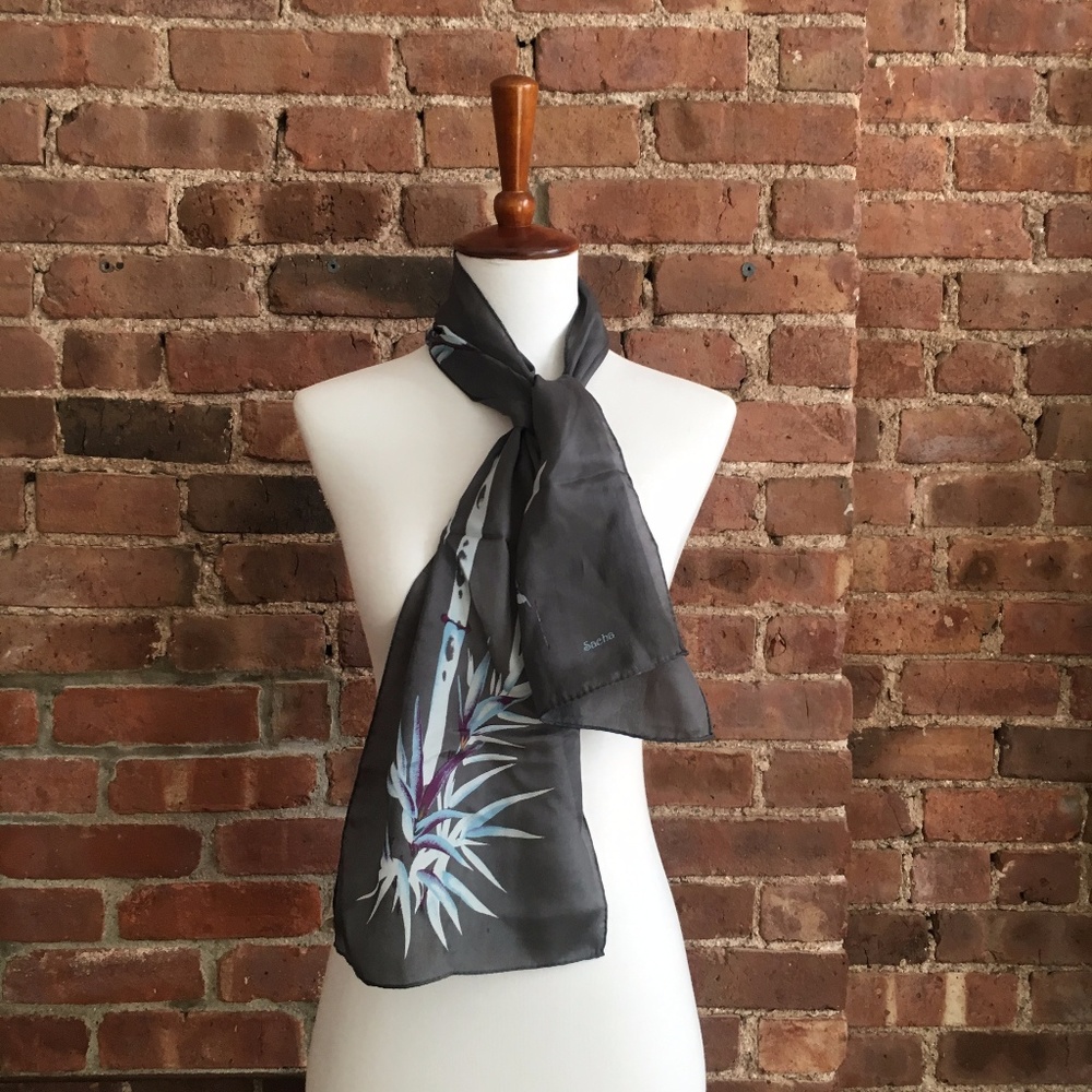 Vintage 100% Silk Sacha for Bacha Scarf
