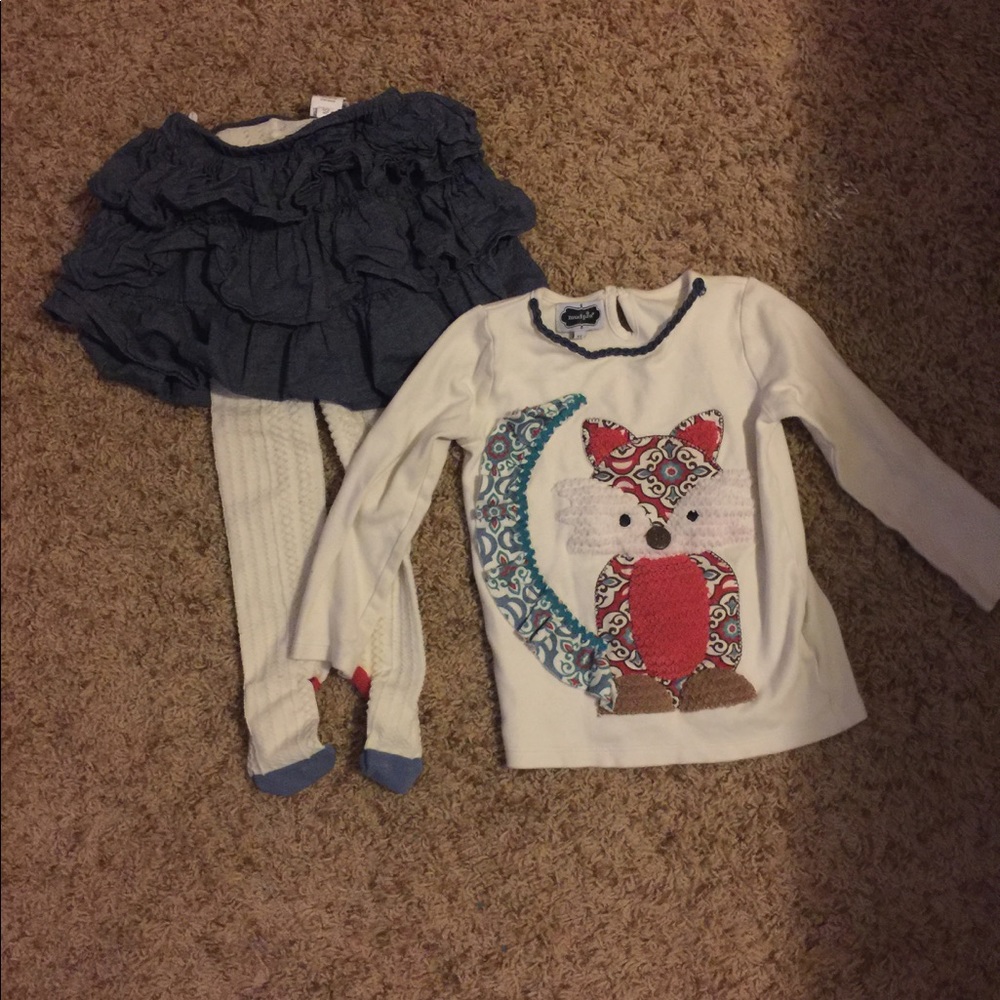 Toddler Girls 5T Mud Pie Outfit