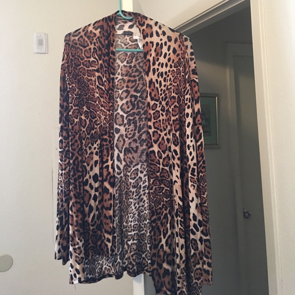 Leopard Print Cardigan