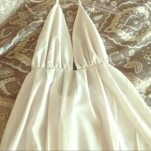 White elegant maxi dress