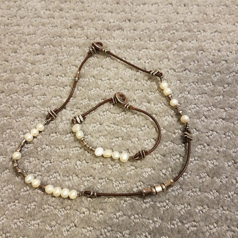 Silpada necklace and bracelet set