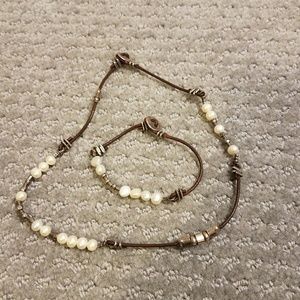 Silpada necklace and bracelet set