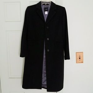 J. Crew dark gray wool and cashmere coat