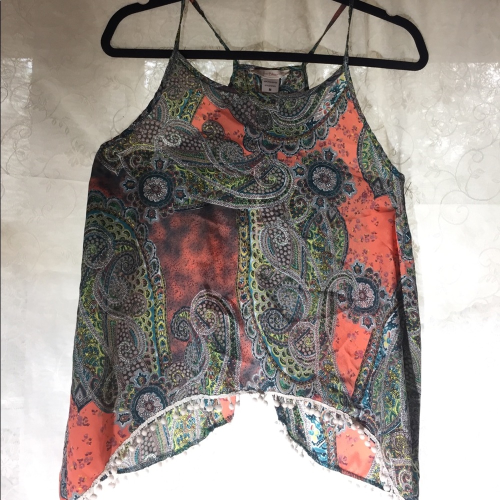 Love Blossom opened back tanktop