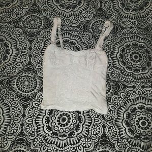 White crop top