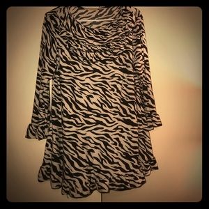 Zebra print Nuggles shirt