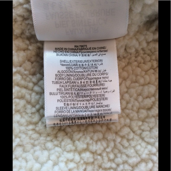 BCBGeneration FAUX SHEARLING CORDUROY JACKET NWT - Picture 7 of 8