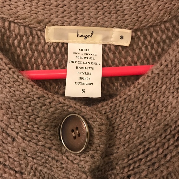Long Brown Cardigan Sweater - Picture 2 of 4