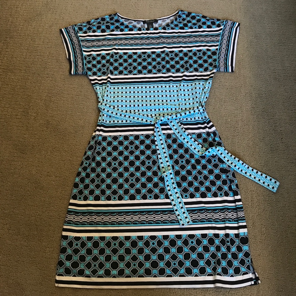 Patterned Shift Dress