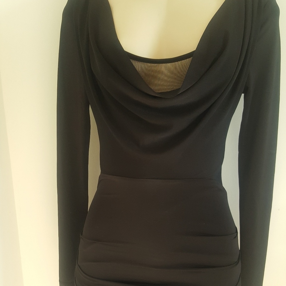 Arden B sexy drapey mesh cutout Dress