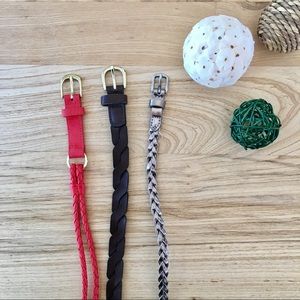 Woven Belts Lot (3 for 1)