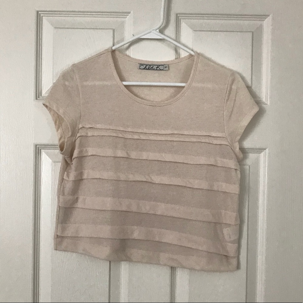 Nordstrom Soft Pink Crop Top