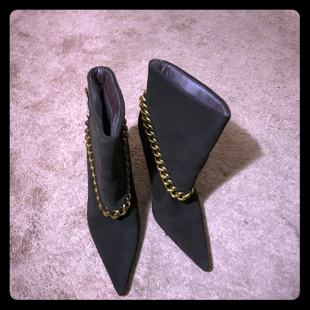 Brown Apple Bottom Stiletto Bootie