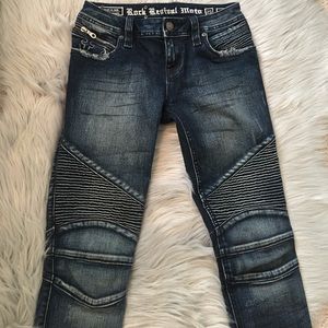 Rock Revival Moto Jeans
