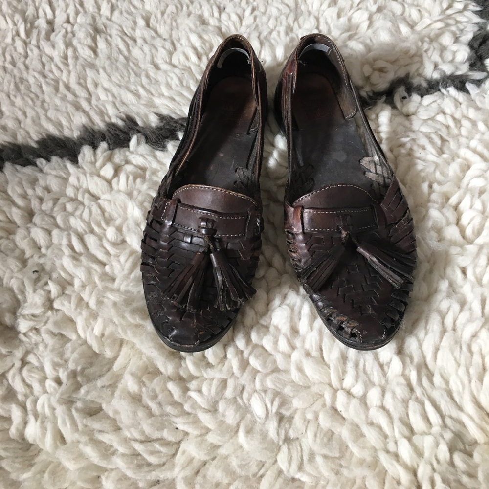 Frye leather loafers
