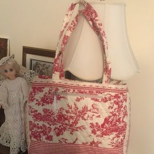 💕Toile colonial patterned bag💕