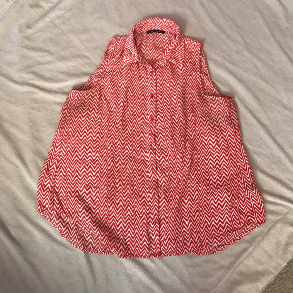 Zac & Rachel chevron shirt