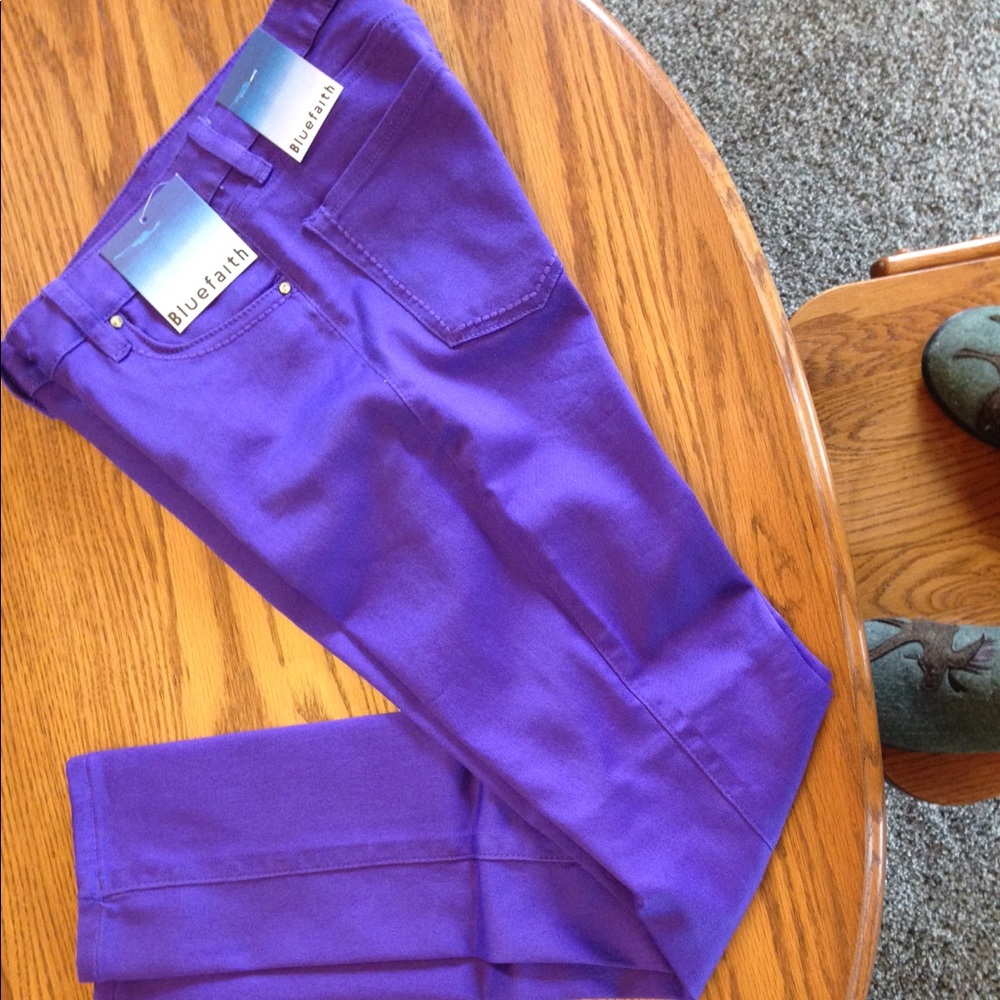 Blue Faith Jeans in Purple (winter color)