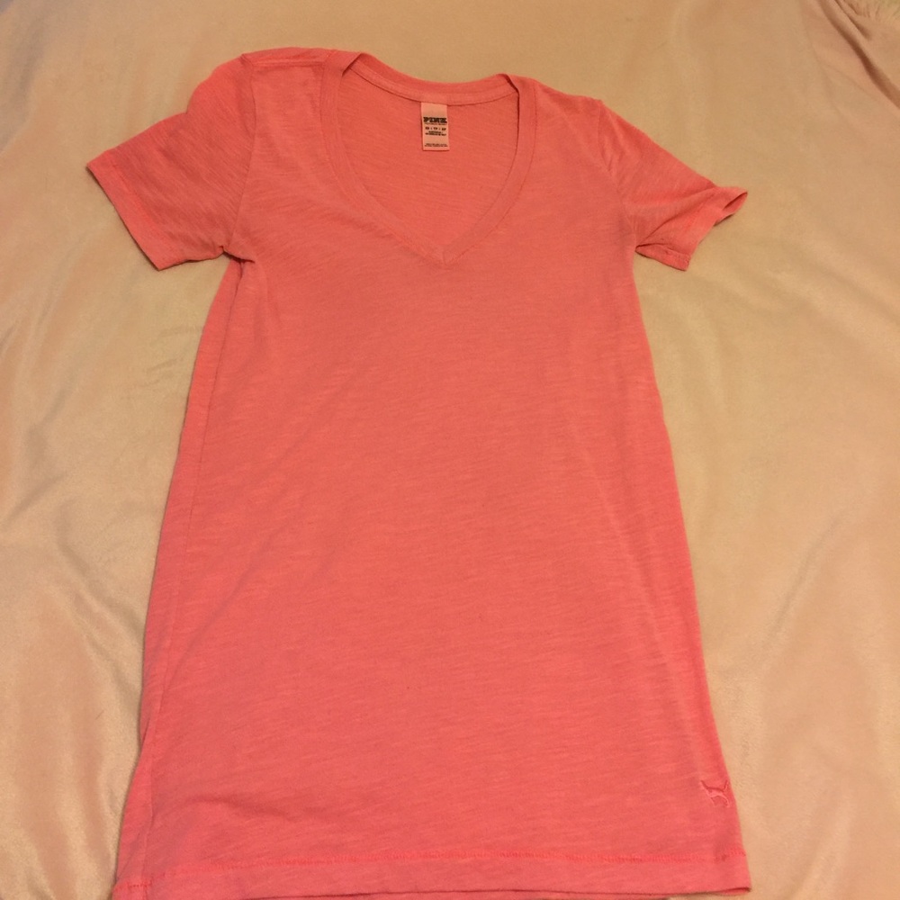 ❤️Neon pink PINK V-neck