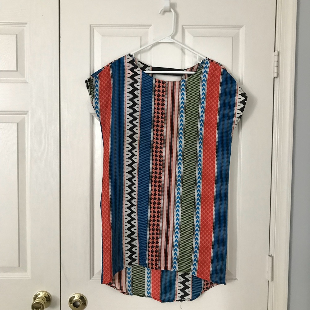 Fab’rik Aztec Print Shift Dress