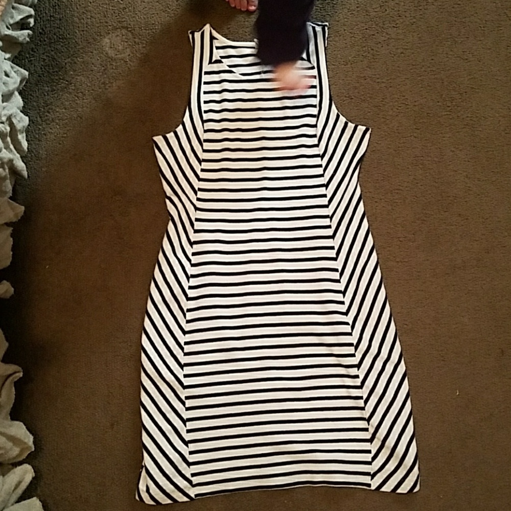 Cotton/spandex sleeveless dress