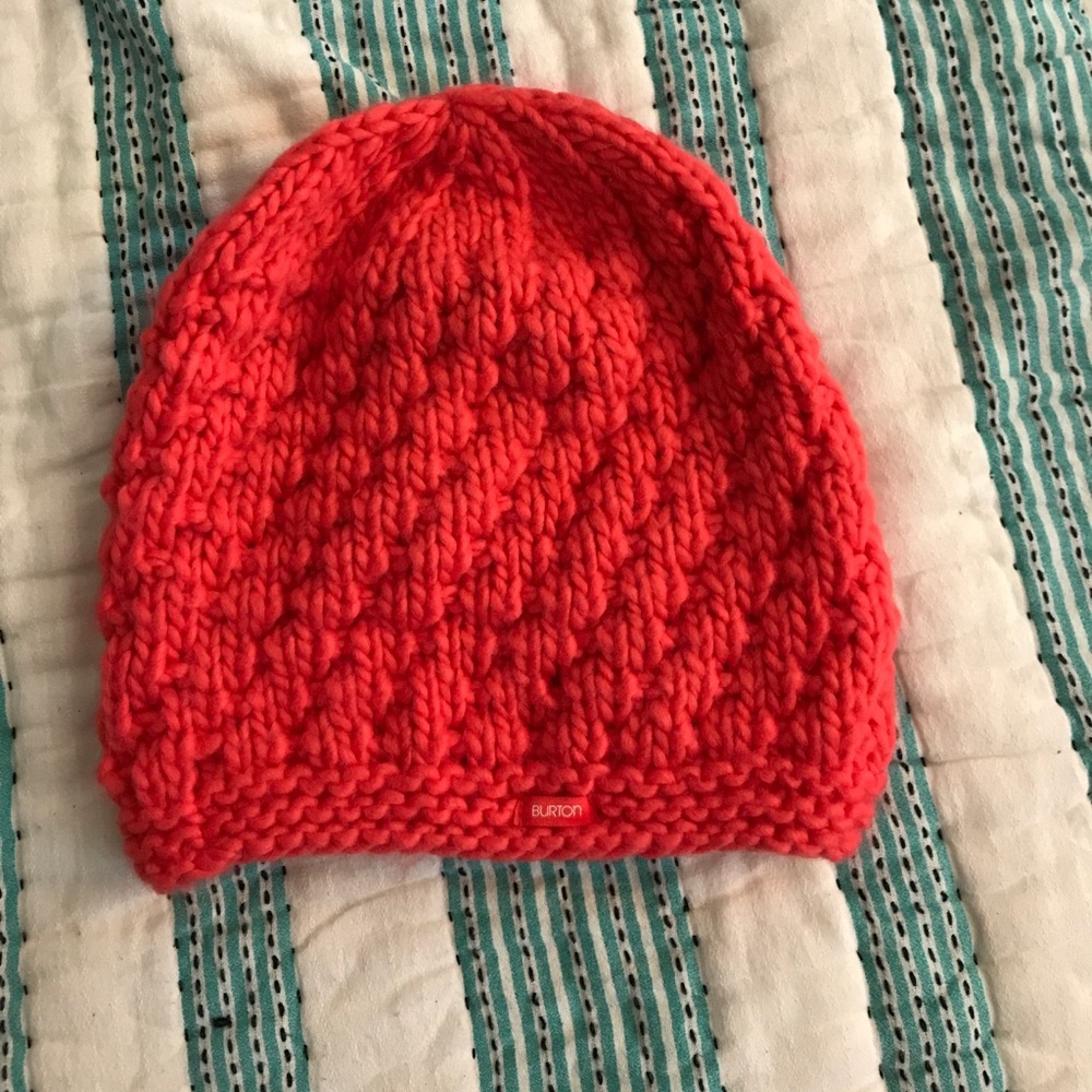 Coral Burton slouchy beanie