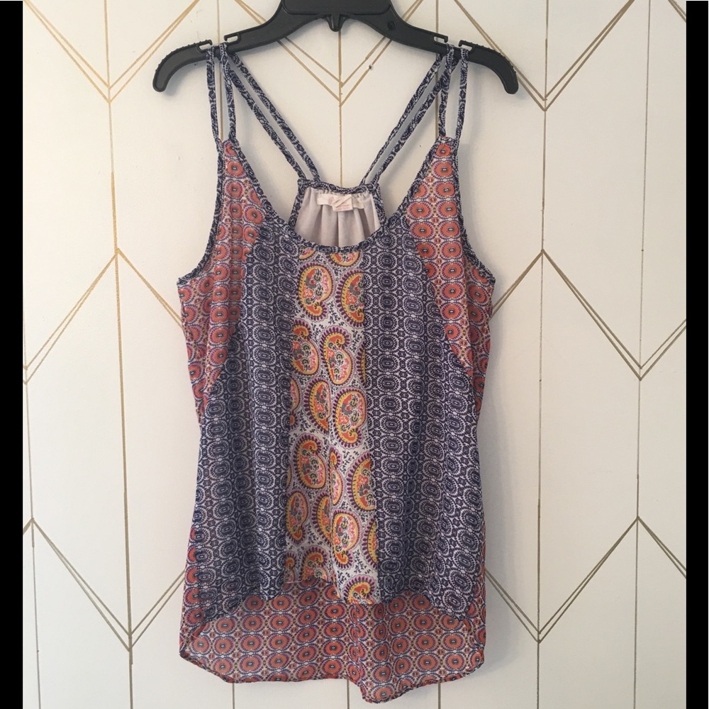 Strappy boho tank