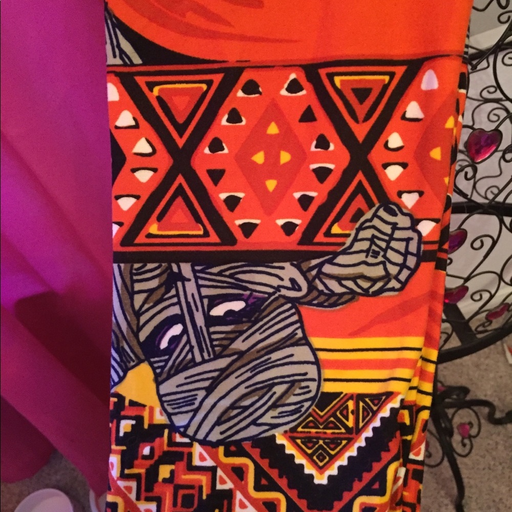 Lularoe Halloween Aztec Mummy Leggings OS