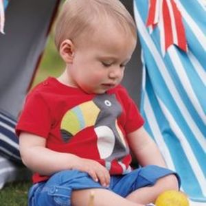 BABY BODEN Tucan Applique T-Shirt
