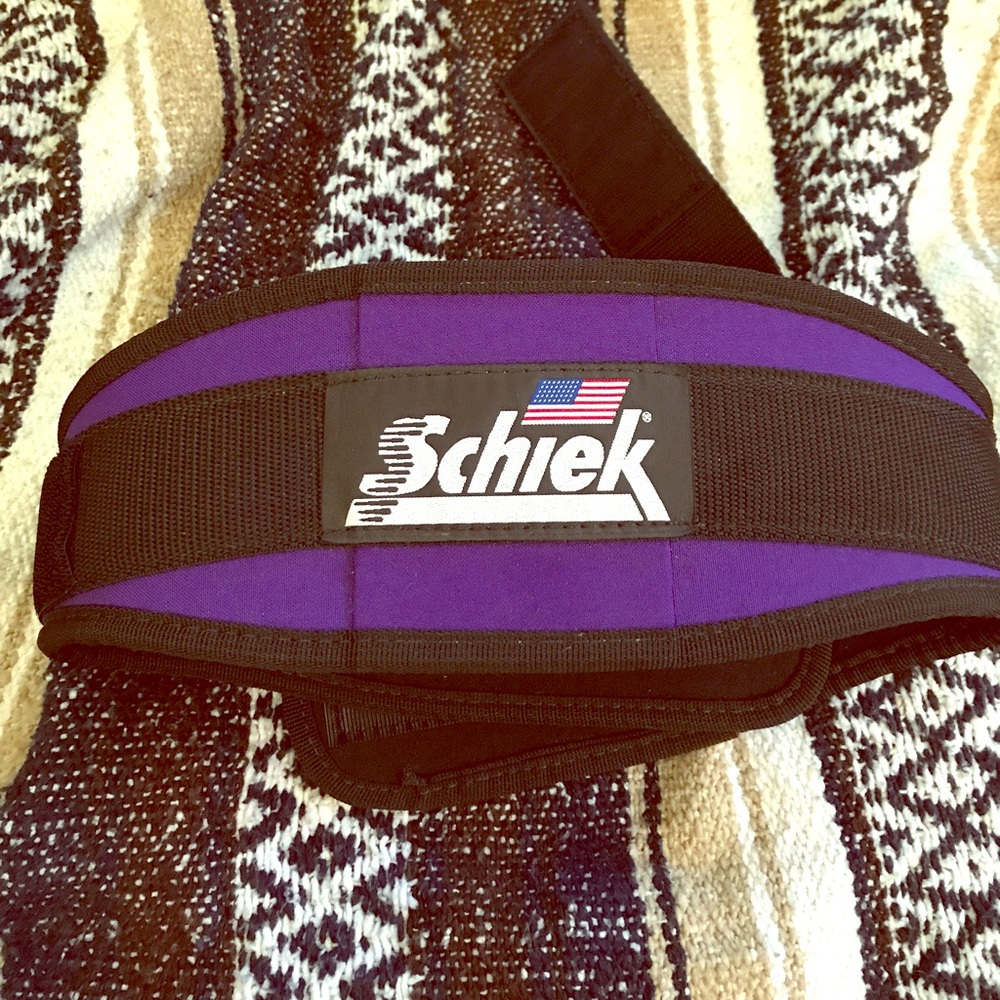 Schiek weight belt, support for heavy lifting.