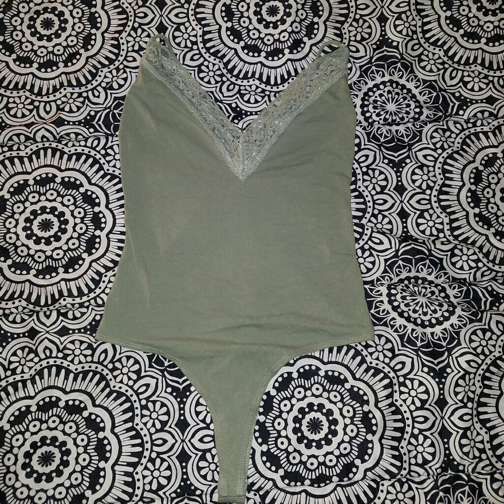 Green body suit