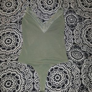 Green body suit
