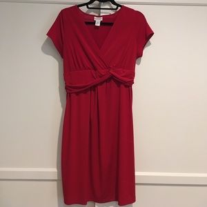 Red Motherhood Maternity dress