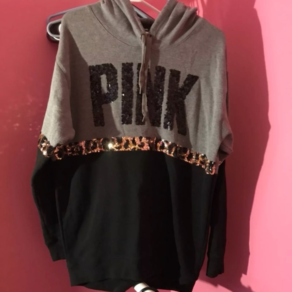 Rare Victoria Secret Pink Bling Hoodie