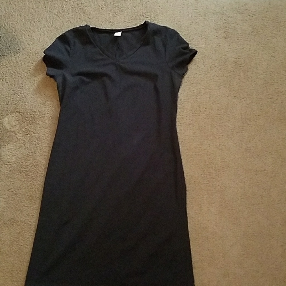 Black spandex /cotton dress