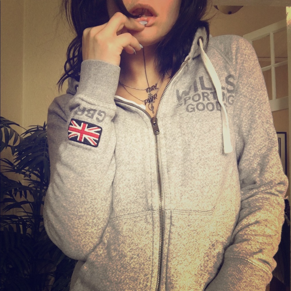 Jack wills zip up hoodie