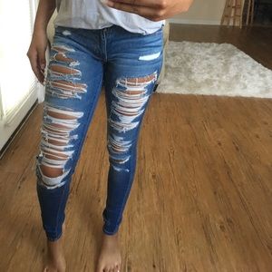 AE medium wash jeans