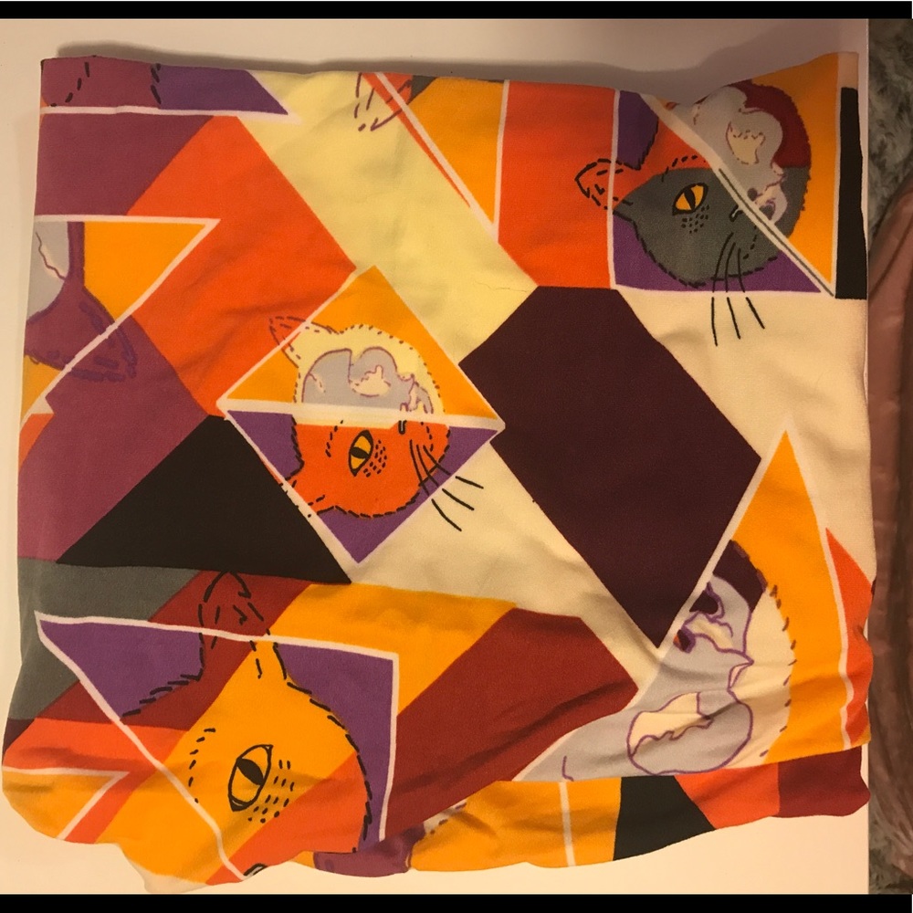 LuLaRoe TC Leggings, Halloween 2017 Geometric Cats