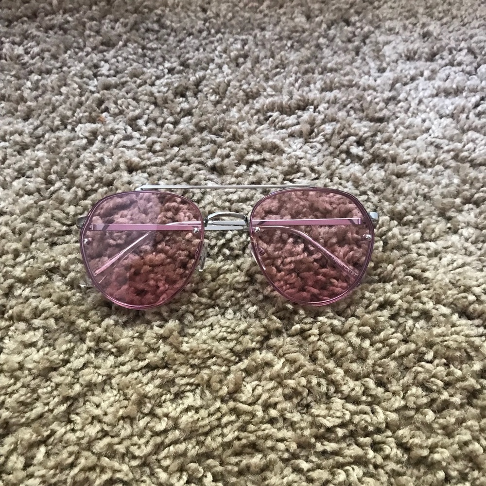 Forever21 pink aviator Sunglasses