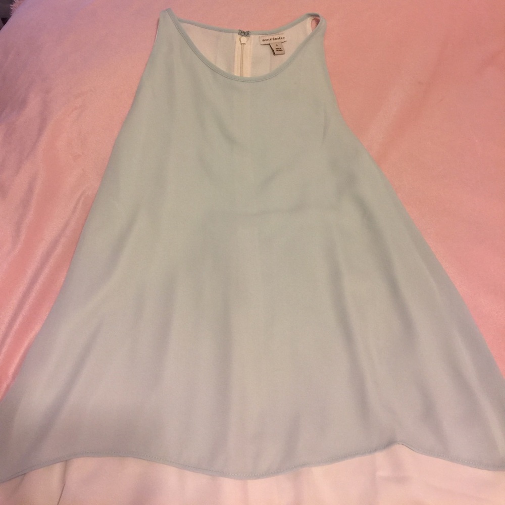 ❤️Sea foam green and tan tank