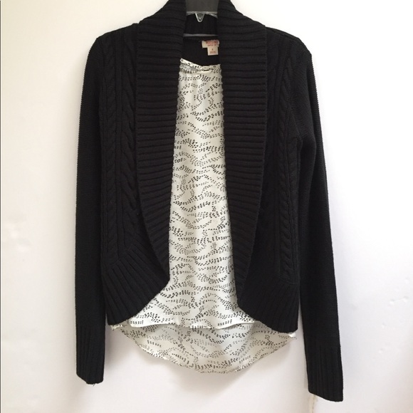 Mossimo Supply Co. Sweaters - Cocoon Cable Cardigan