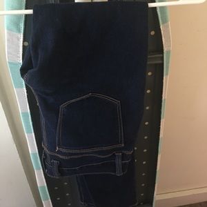 Dark denim skinny jeans