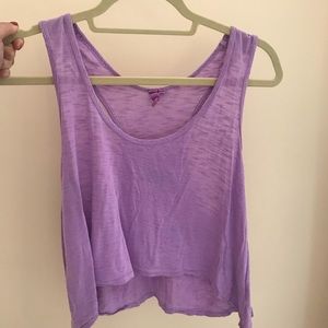 Neon purple LF crop top!